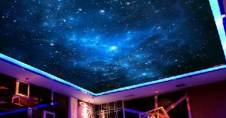 Натяжной потолок звездное небо Салават, цена от 5301 руб.