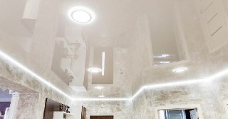 Натяжной ПВХ потолок Салават, цена от 2129 руб.